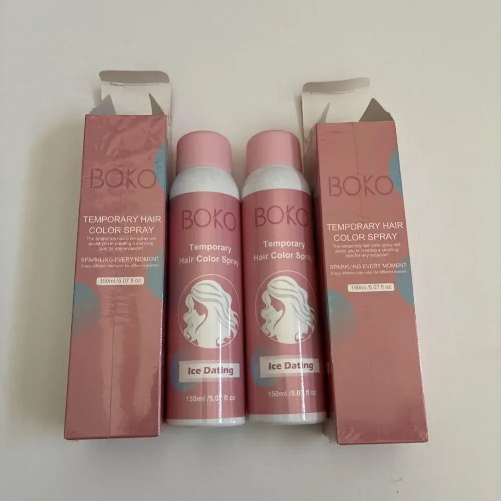Lot Of 2 Temporary Hair Color Spray 5.07 fl oz Ice Dating Dye Washable Halloween